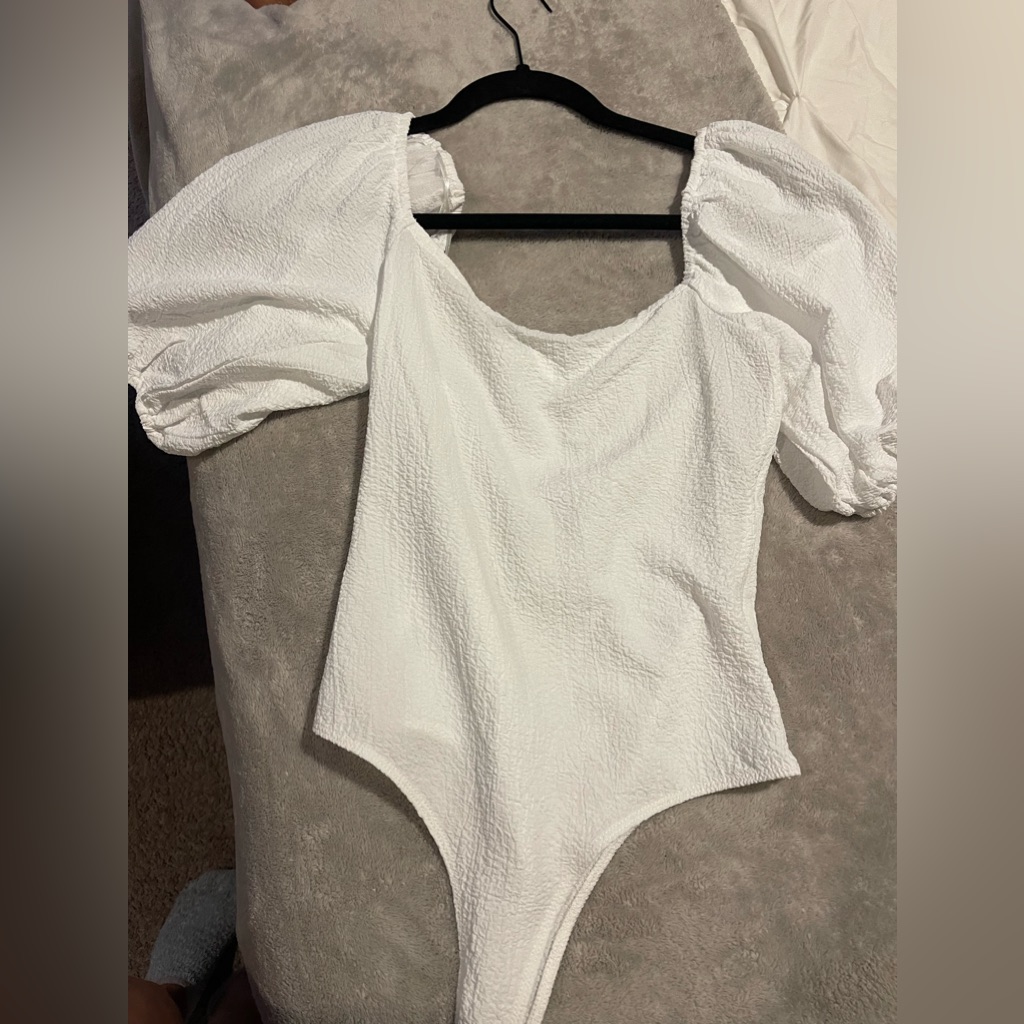 White Astr Body Suit Worn Once!